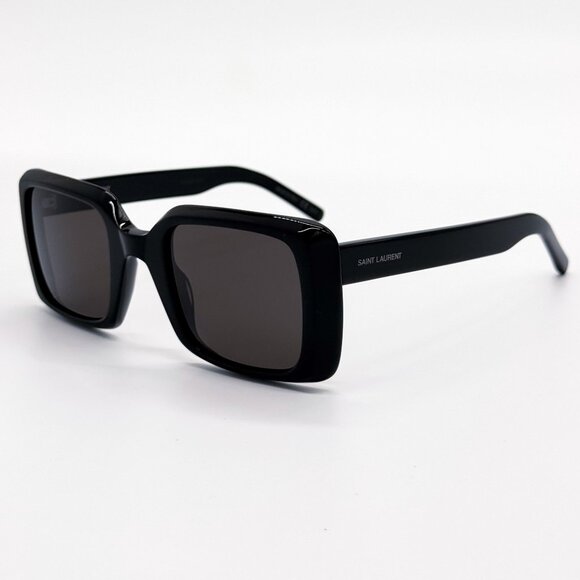 NEW SAINT LAURENT SUNGLASSES, SAINT LAURENT WOMEN BLACK SL497 001 - Picture 7 of 10